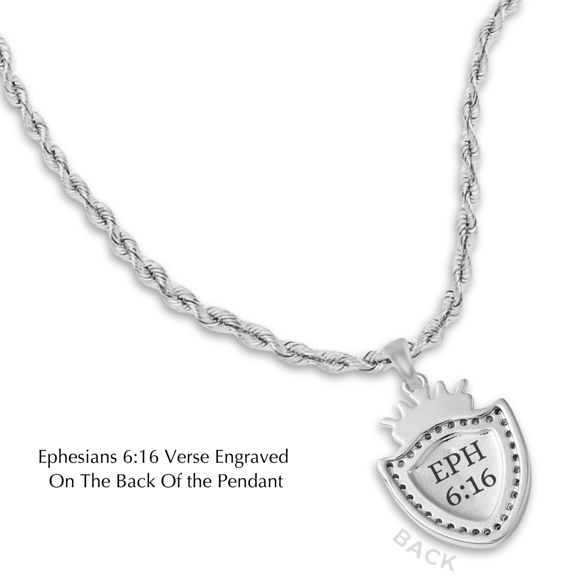 Shield of Faith Necklace (Ephesians 6:16)