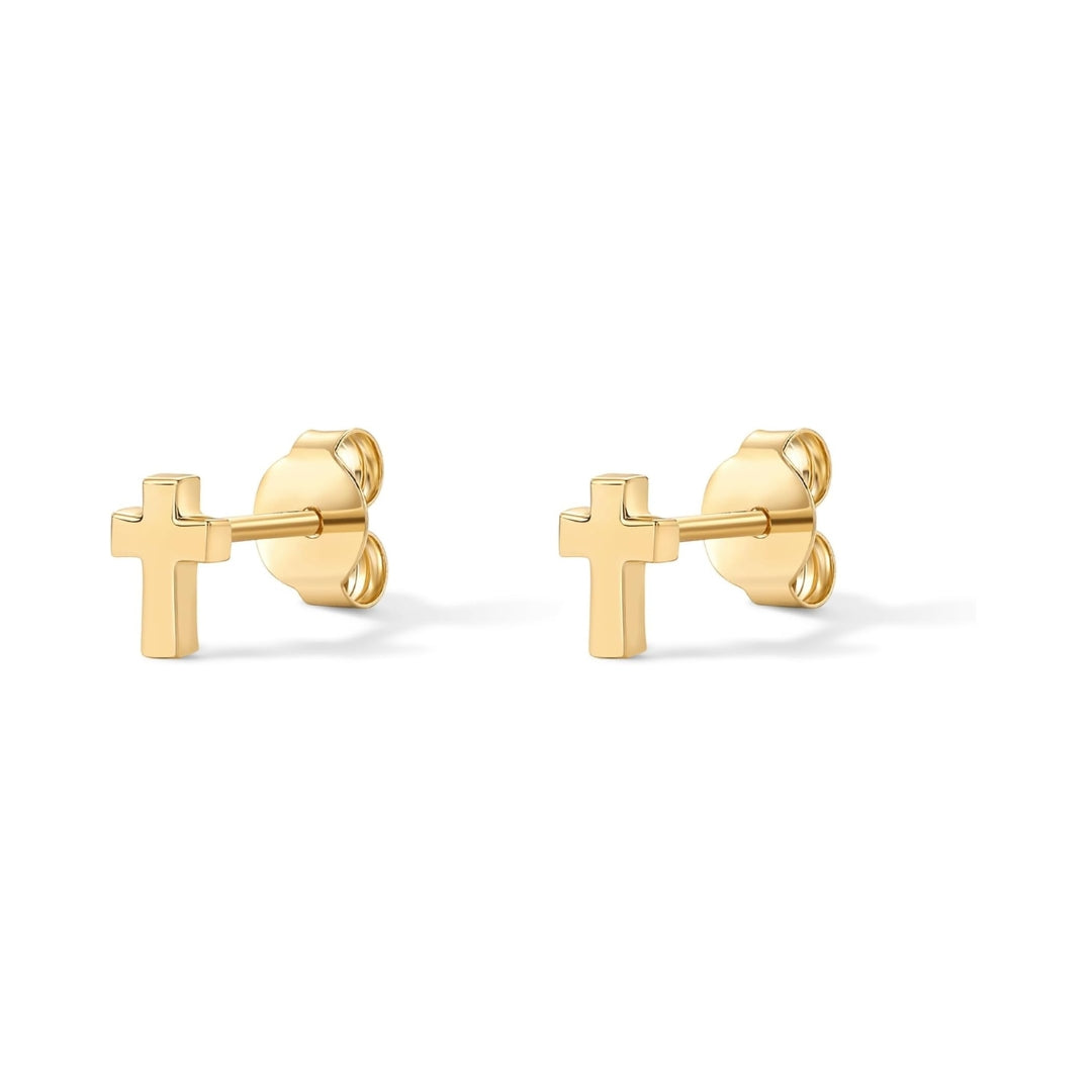 Slat Cross Earrings