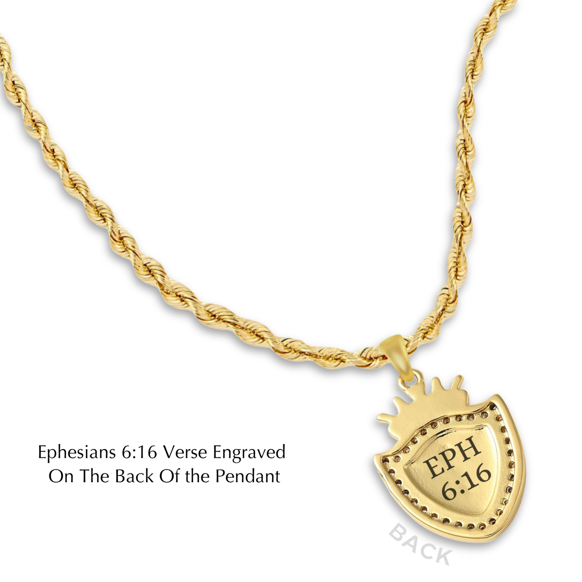 Shield of Faith Necklace (Ephesians 6:16)