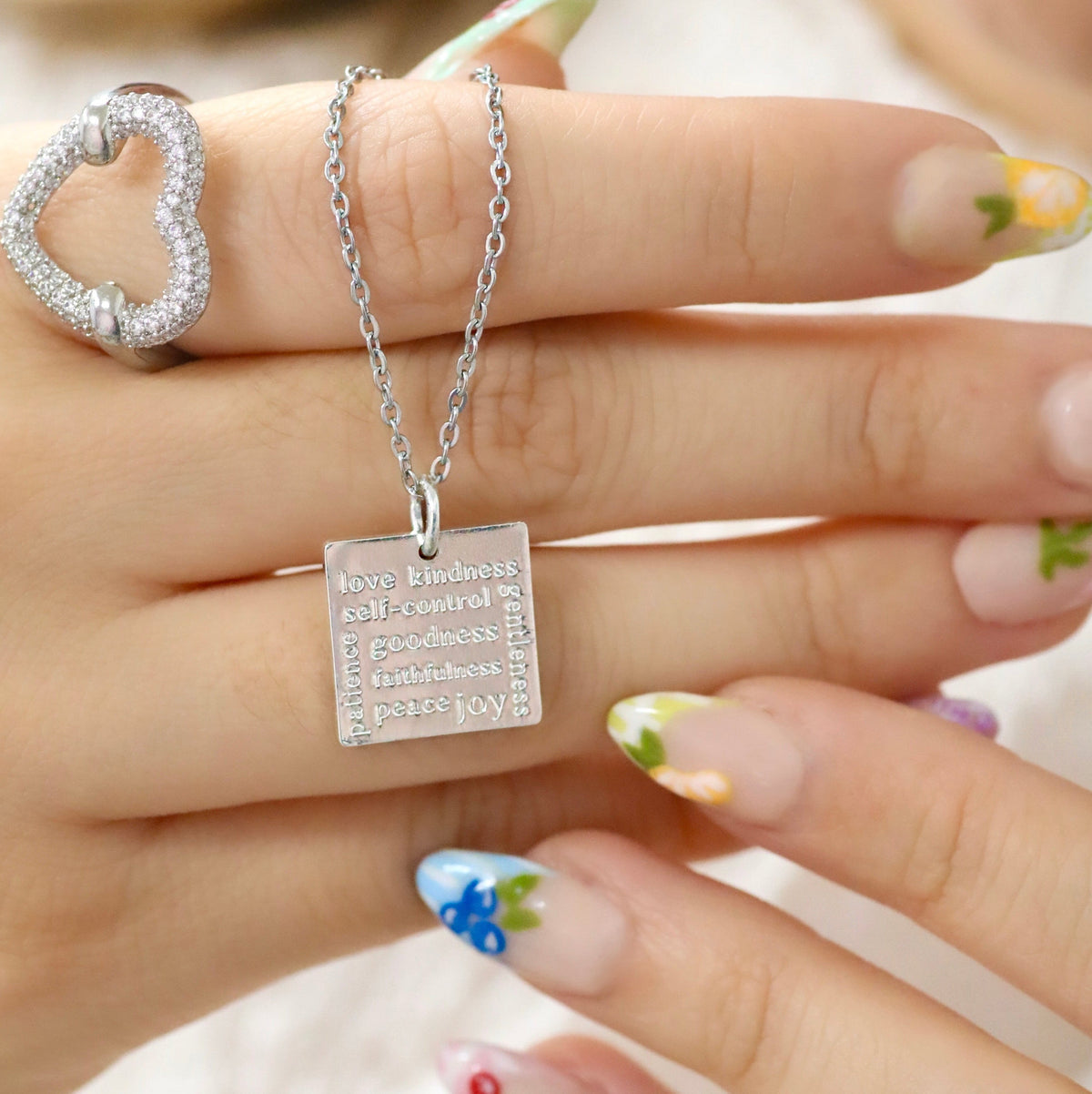 Fruit of the Spirit Necklace in Gold & Silver